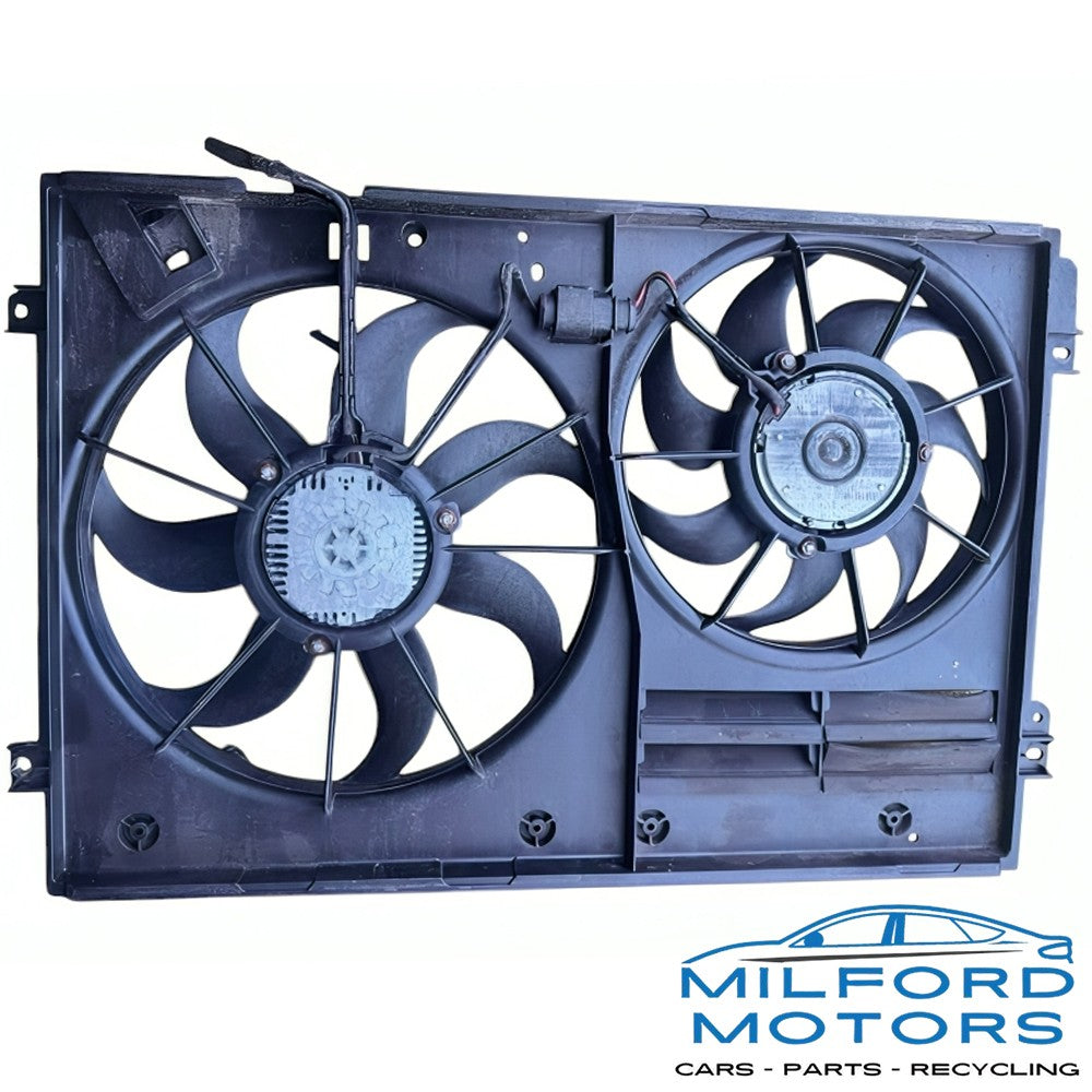 Radiator Condenser Fan Motor Fits 2008-2014 Volkswagen GTI Autobahn 2.0L