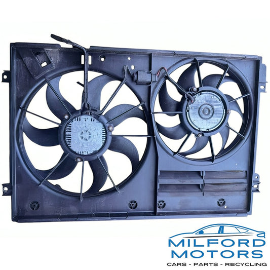 Radiator Condenser Fan Motor Fits 2008-2014 Volkswagen GTI Autobahn 2.0L