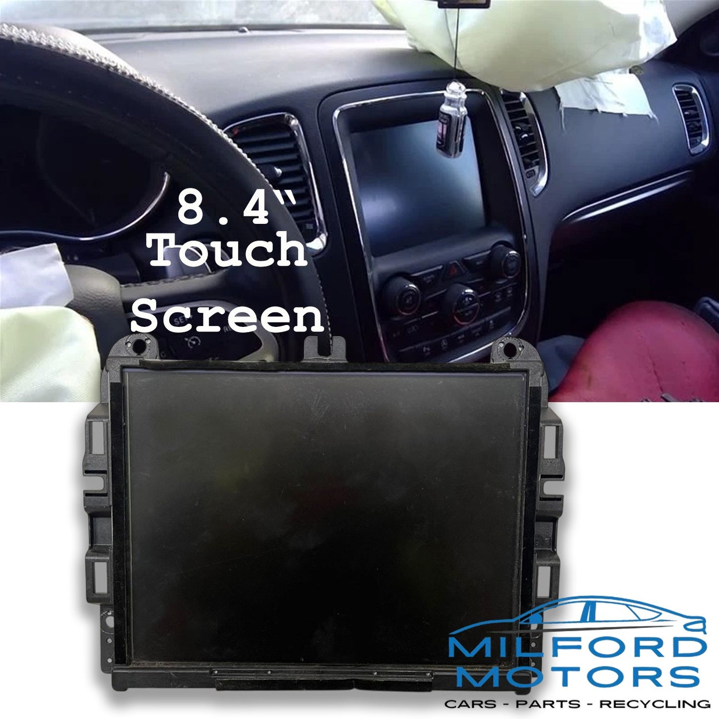Audio Radio Display & Receiver w/ 8.4" Touch Screen Fits 2017 Durango 3.6L