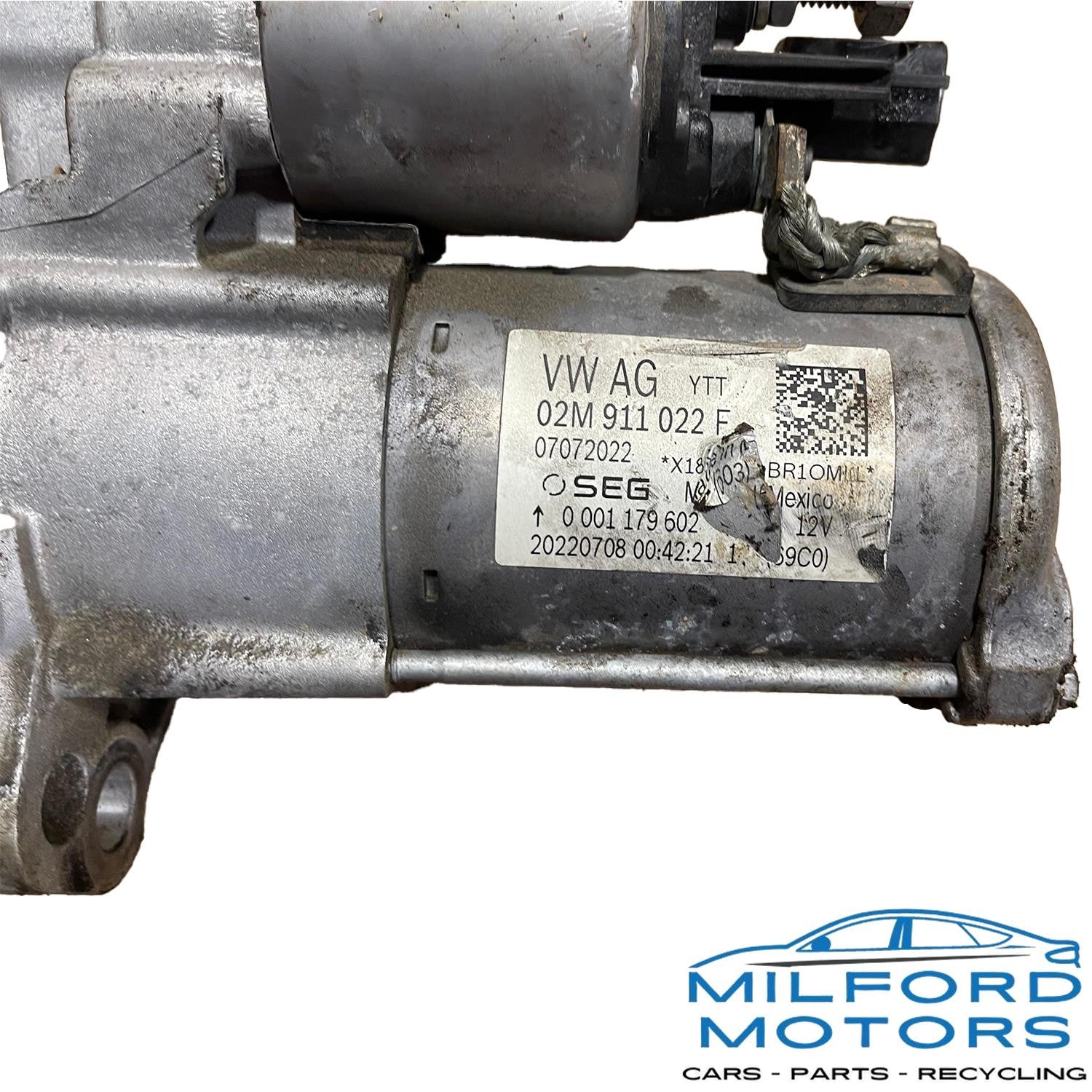 Starter Motor Fits 2018-2024 Volkswagen Tiguan 2.0L 02M911021G 55K miles