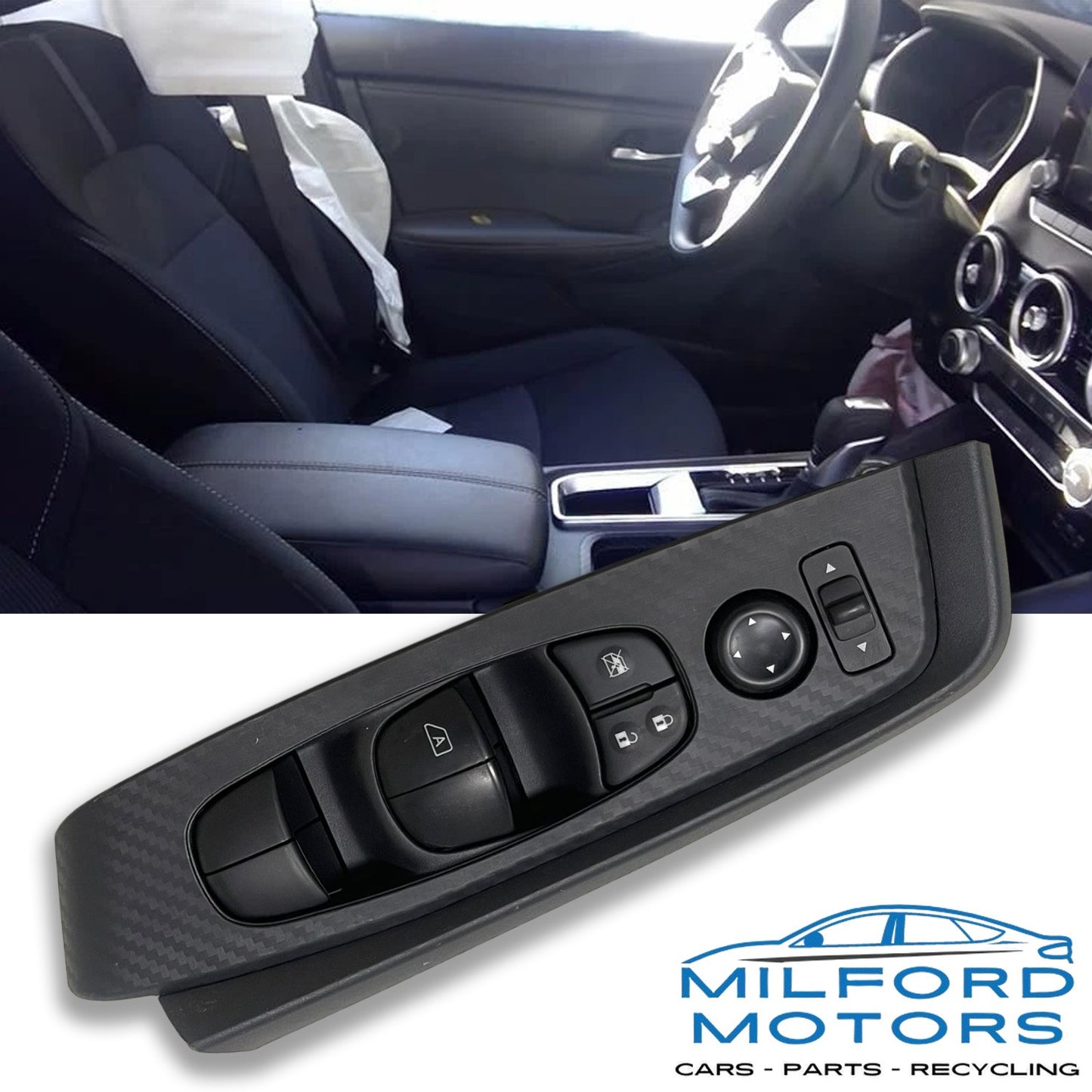 Front Door Switch Driver's Lock & Window – Fits 2020-2025 Nissan Sentra 2.0L