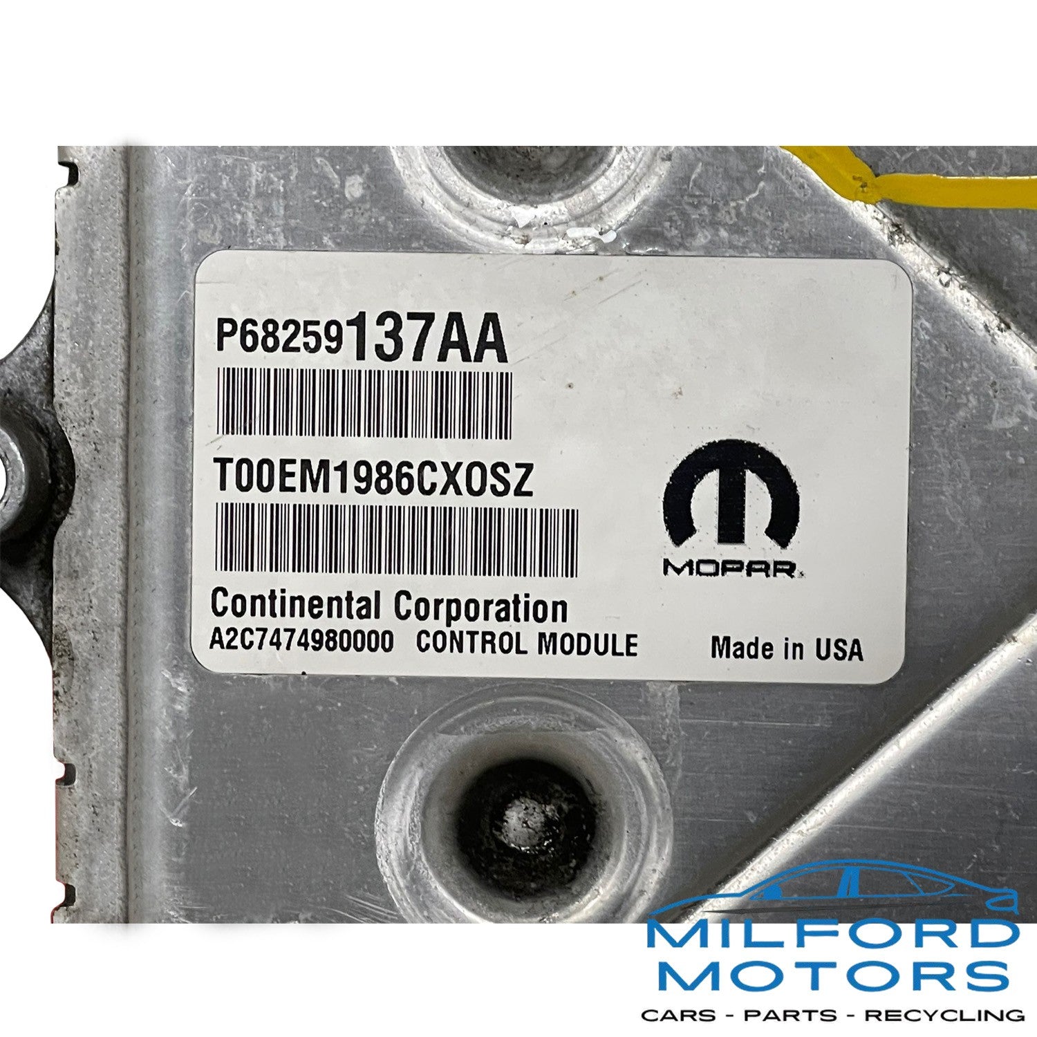 Electronic Control Module (ECM) Fits 2016-2017 Cherokee & 200 3.2L P68259137AA