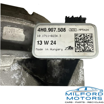 Passenger Side Transmission Mount Fits 2014 Audi S8 4.0L 4H0199255AA