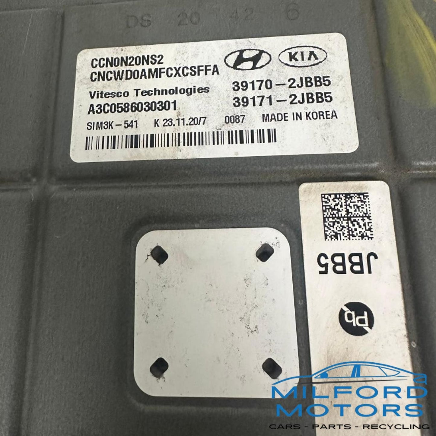 Electronic Control Module (ECM) Fits 2021-2022 Hyundai Elantra 2.0L 391712JBB5