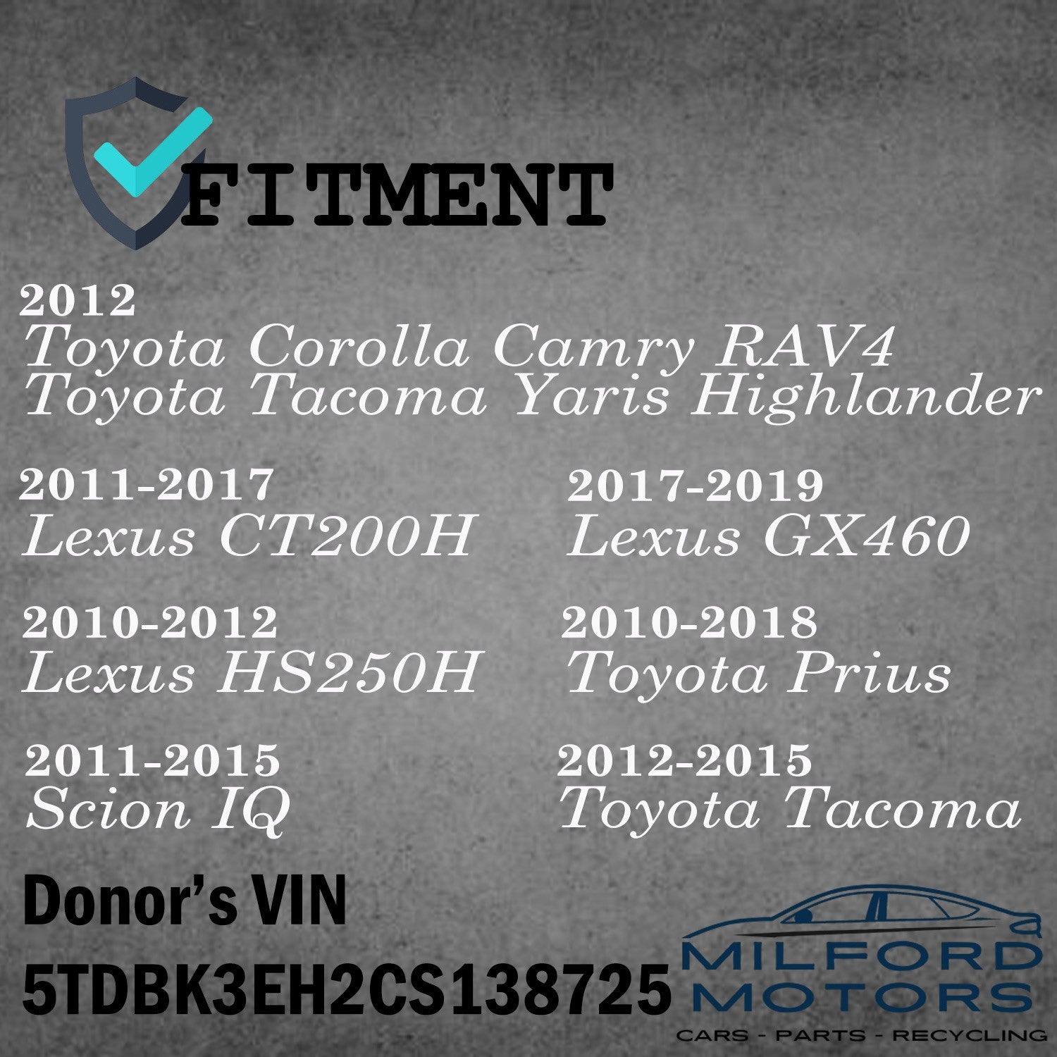 Chassis ECM Stability Yaw Rate Control Fits 11-2019 Camry Highlander Corolla V6
