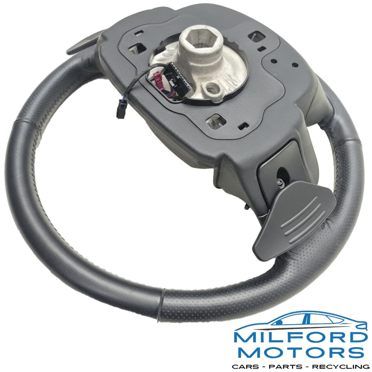 Heated Leather Steering Wheel Fits 2019 Land Rover Range Rover Velar 2.0L