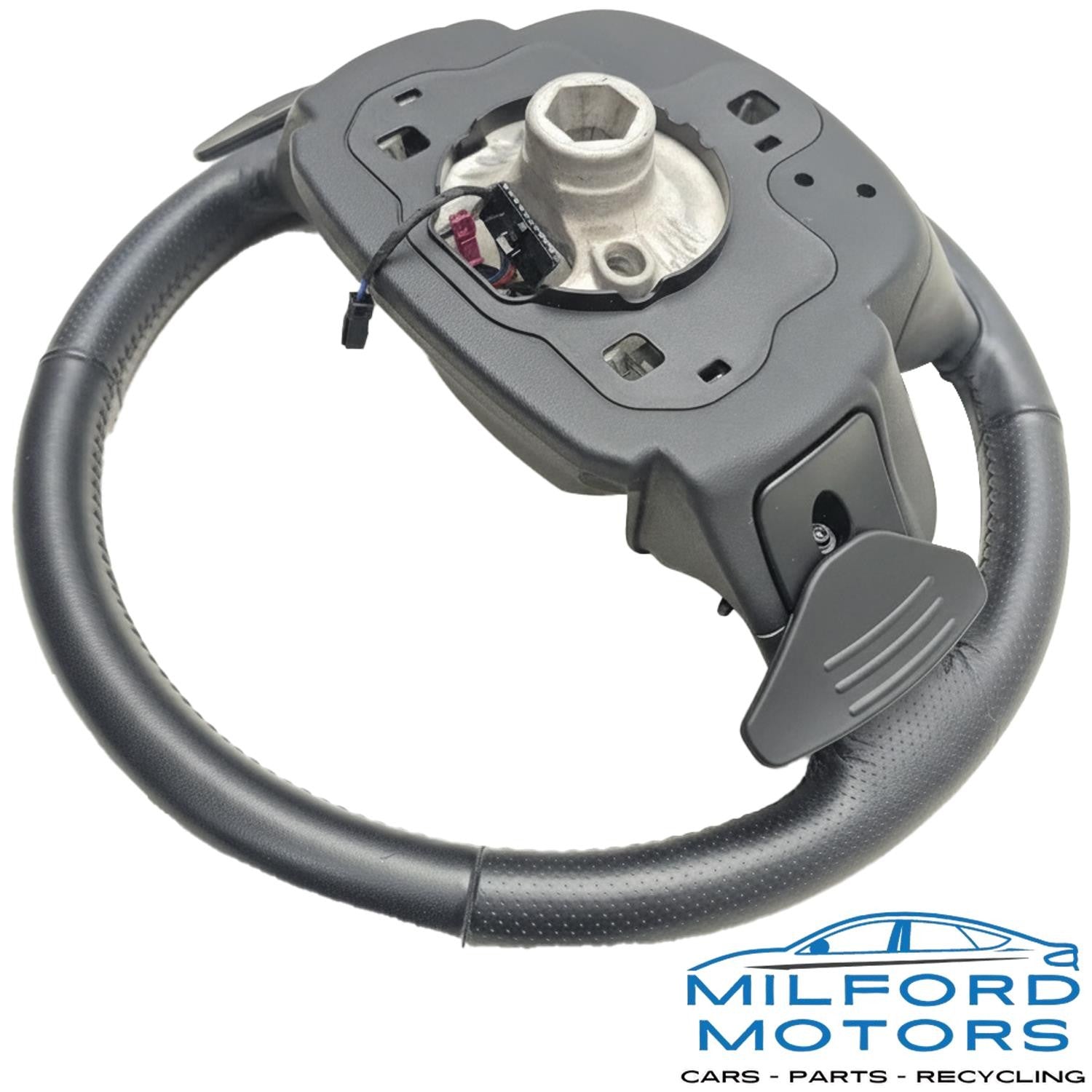 Heated Leather Steering Wheel Fits 2019 Land Rover Range Rover Velar 2.0L