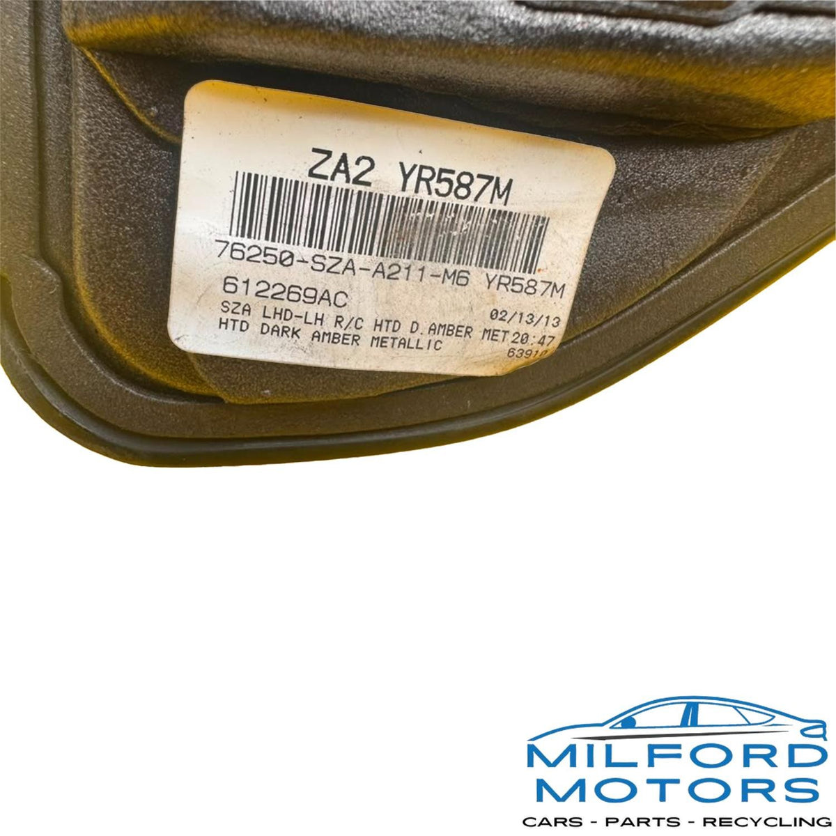 Left Driver Side View Mirror Power Heated (YR587M) Fits 09-2015 Honda Pilot 3.5L