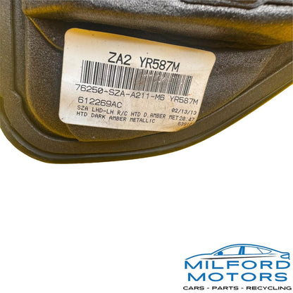Left Driver Side View Mirror Power Heated (YR587M) Fits 09-2015 Honda Pilot 3.5L
