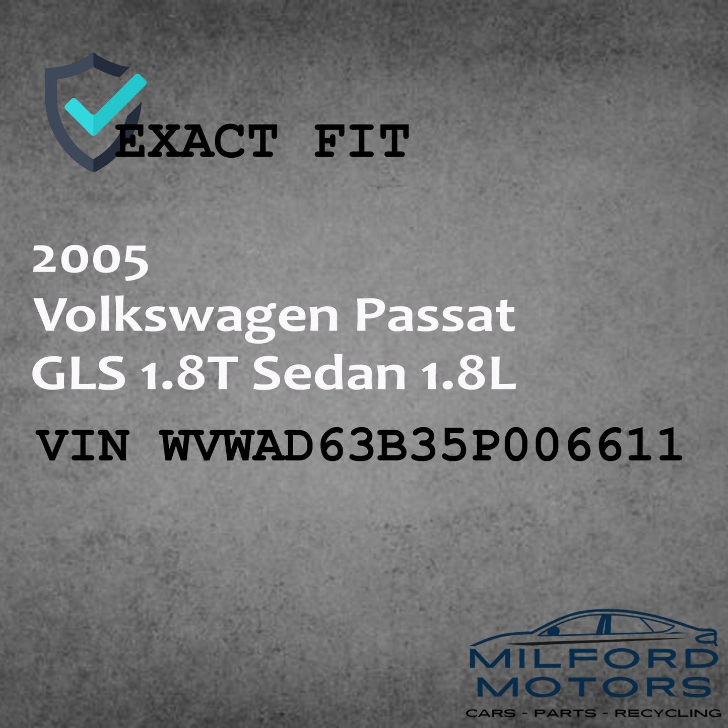 Used Electronic Control Module Engine/Motor - 2005 VW Passat GLS 1.8T Sedan 1.8L