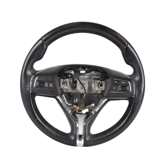 Black Leather Steering Wheel w/ Control Switch Fits 2016 Maserati Ghibli 3.0L