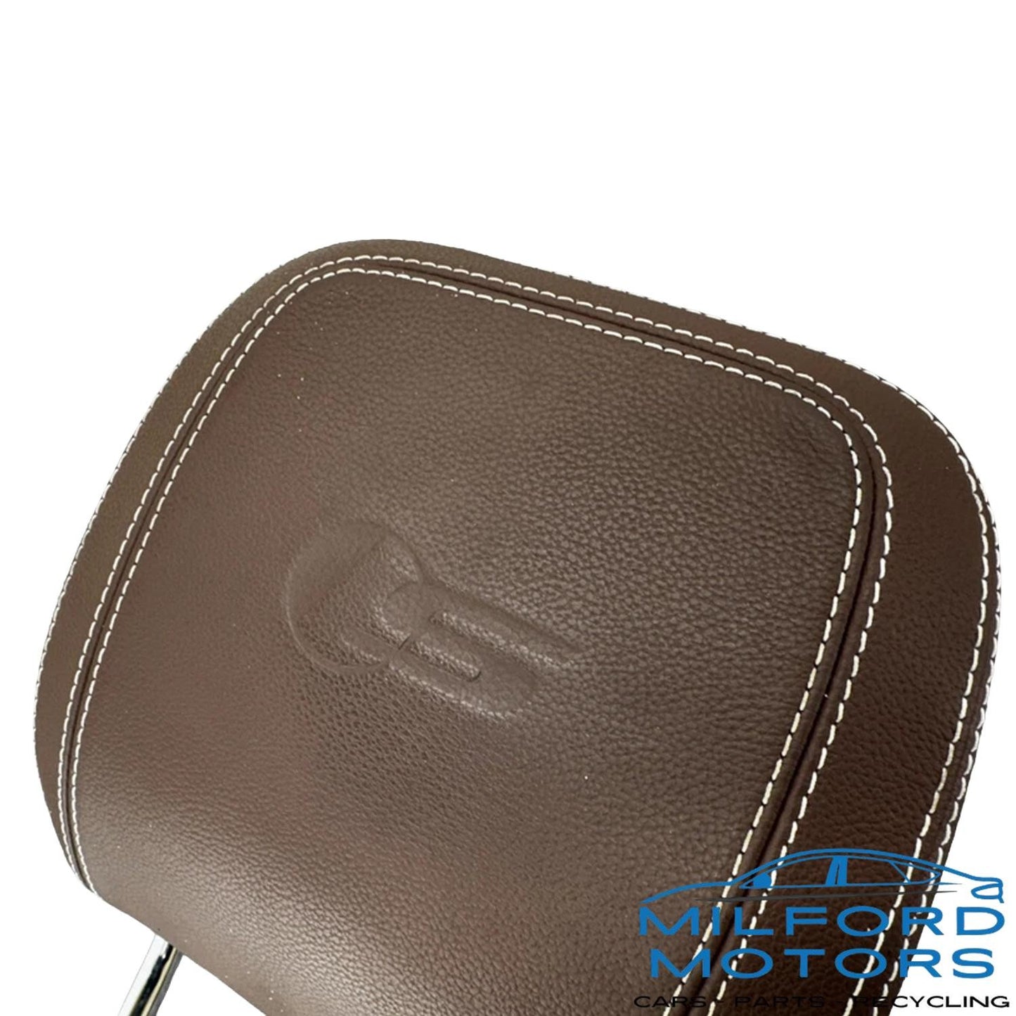 Front Right Side Seat Headrest Brown Leather Fits 2017 Jaguar F-PACE S 3.0L