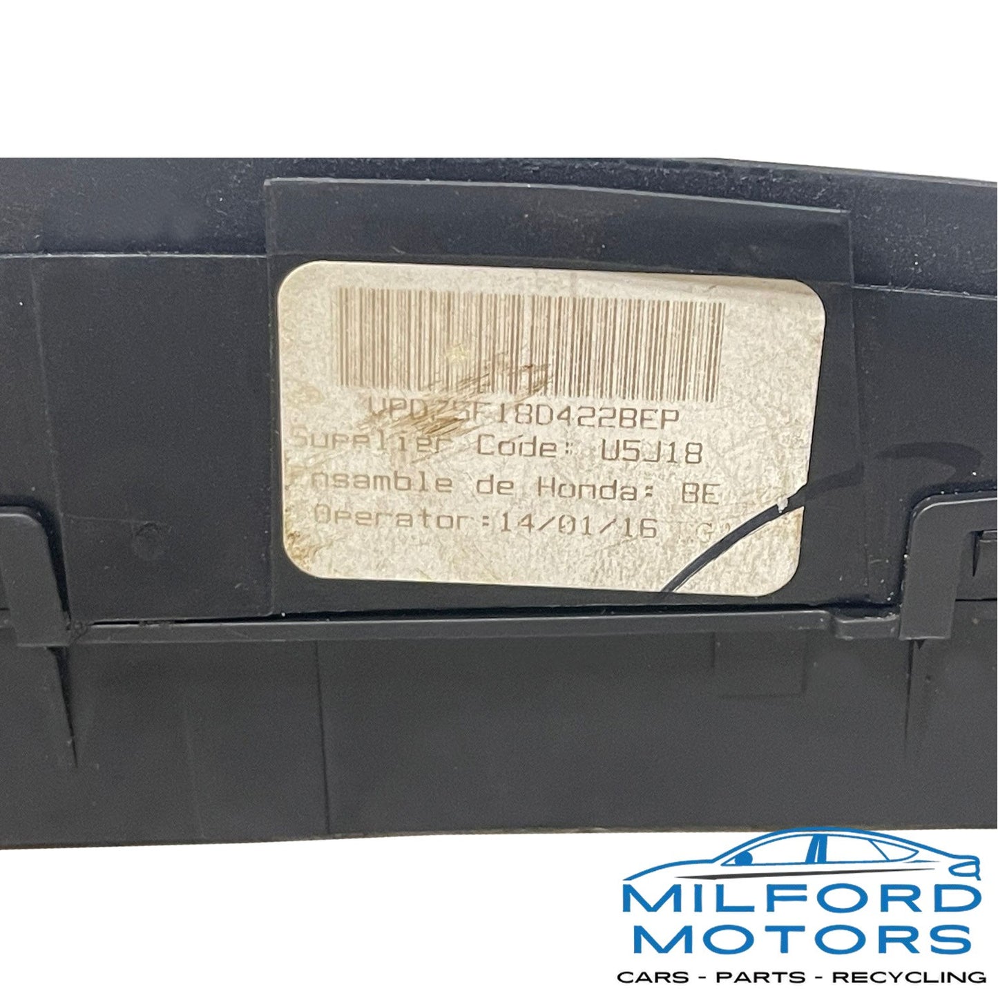 OEM Rear Temperature Control - 2016-2018 Honda Pilot EX-L 3.5L
