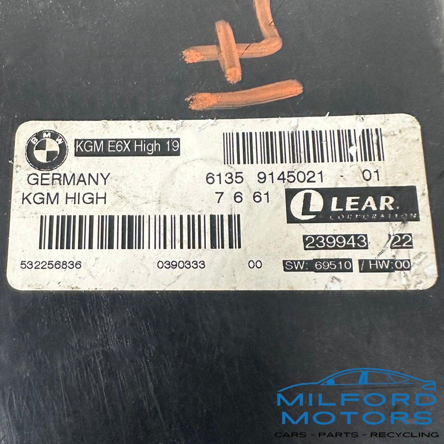 Chassis Body BCM Gateway Control Fits 06-2007 BMW 525i 530i 550i 650i M5 M6 V10