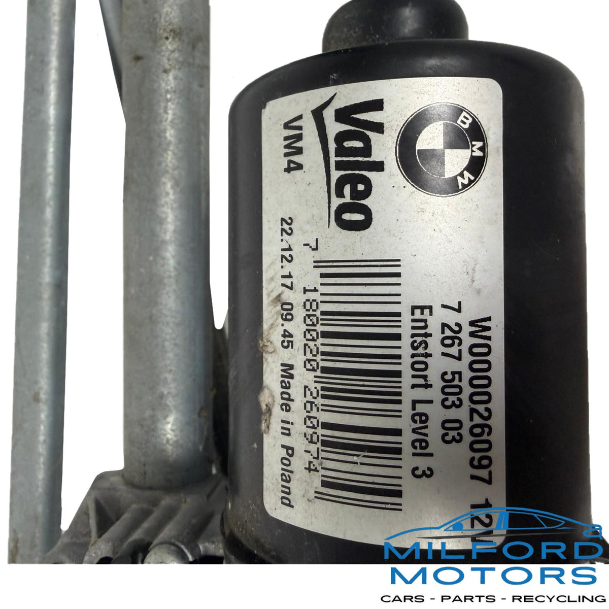 Windshield Wiper Motor Fits 2012-2020 BMW 4 Series 428i xDrive Gran Coupe 2.0L