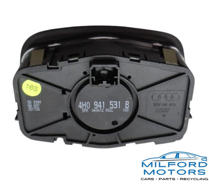 Fog Light Headlight Switch Fits 2015 Audi A8 L 4.0T Quattro Sedan V8 4H0941531