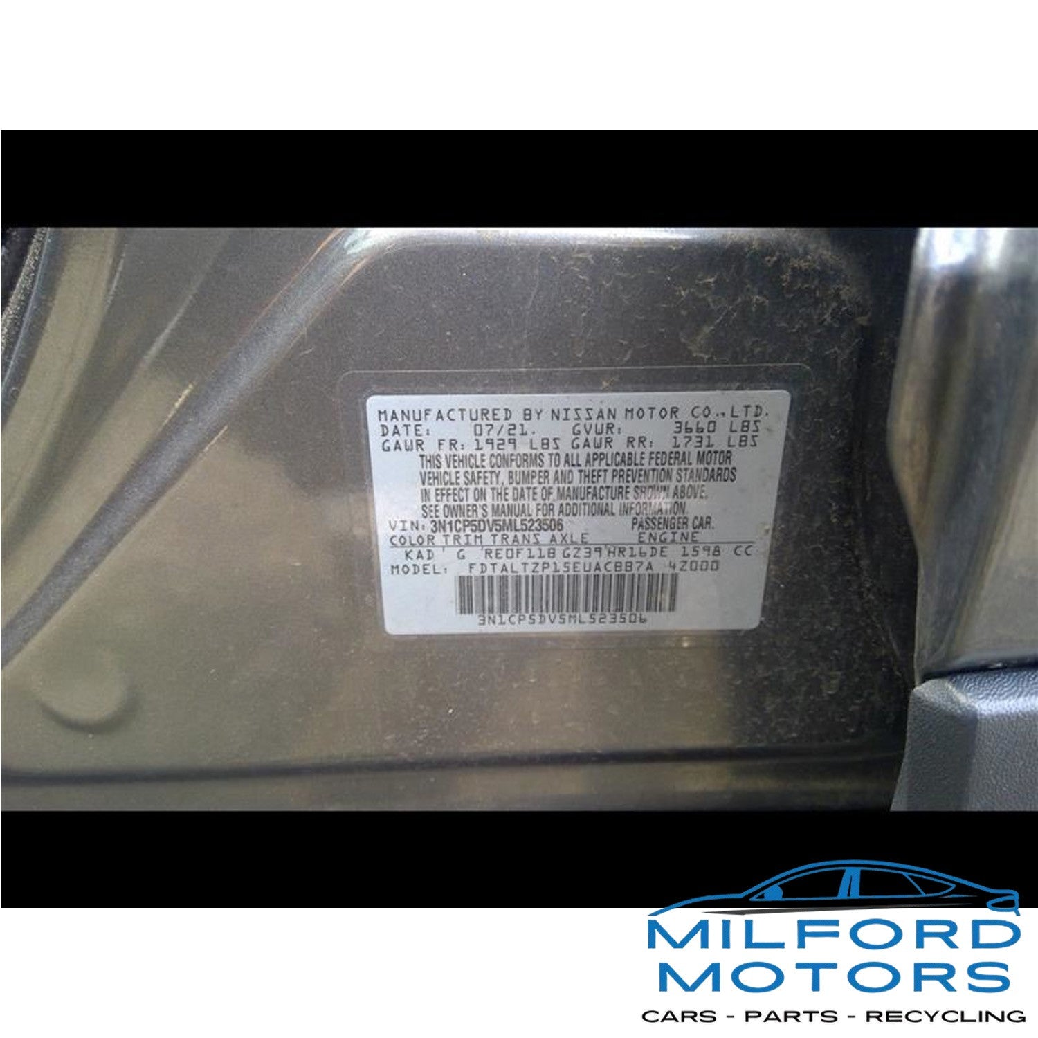 Black Automatic Temperature Control - 2021-2023 Nissan Kicks SR 1.6L