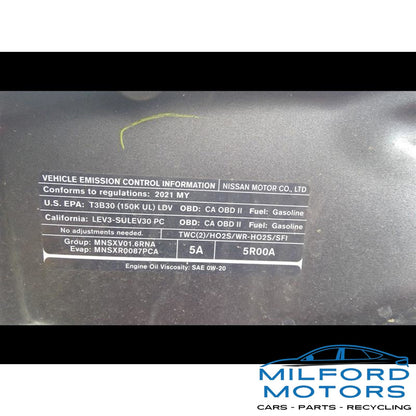 Black Automatic Temperature Control - 2021-2023 Nissan Kicks SR 1.6L