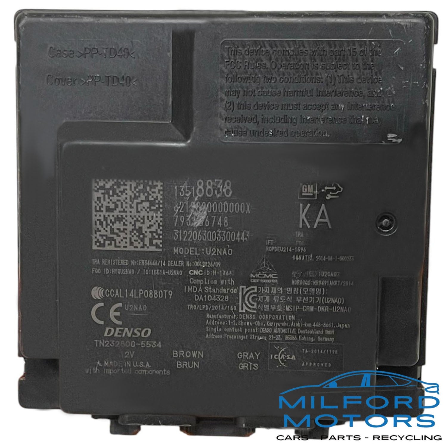 Theft-locking Keyless Entry Module Fits 2021-2024 Chevrolet Equinox 2927-14-1732