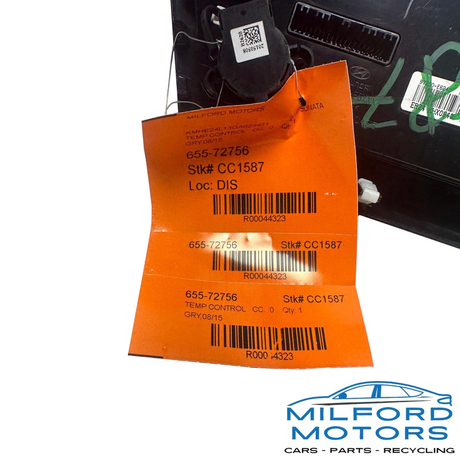 Used Gray Temperature Control - 2016 Hyundai Sonata Hybrid SE Sedan 2.0L