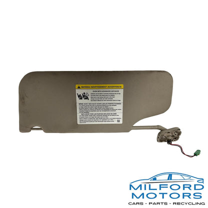 Passenger/Right Sun Visor Illuminated Fits 2011-2015 Lincoln MKX Ford Edge 3.7L