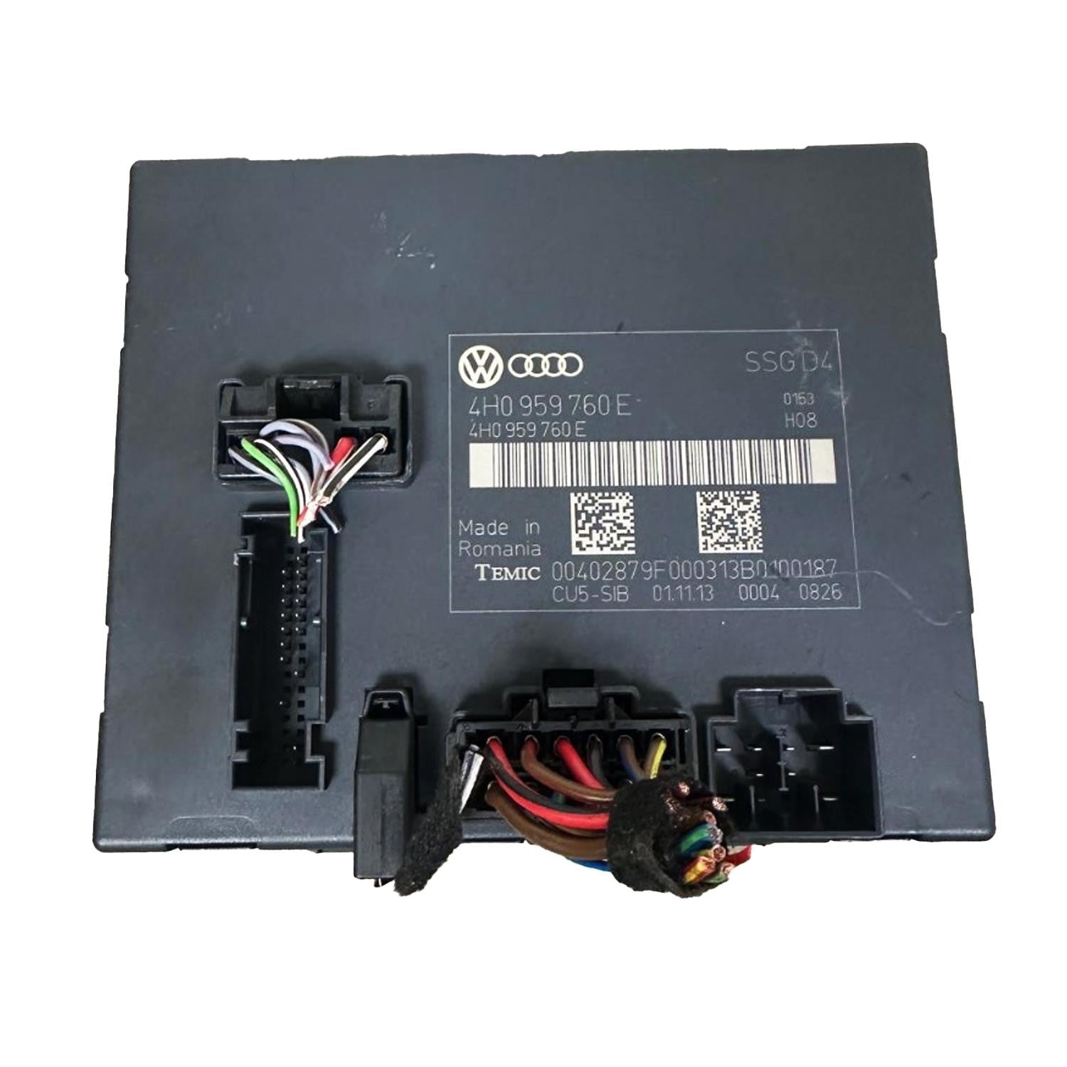 Passenger Side Seat Control Module Fits 2014 Audi S8 Sedan 4.0L ID: 4H0959760E