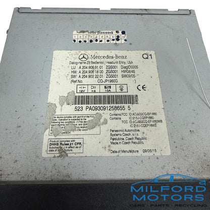 Audio Equipment Radio Receiver 204 Type - 2010 Mercedes-Benz C250 C300 C350 C63