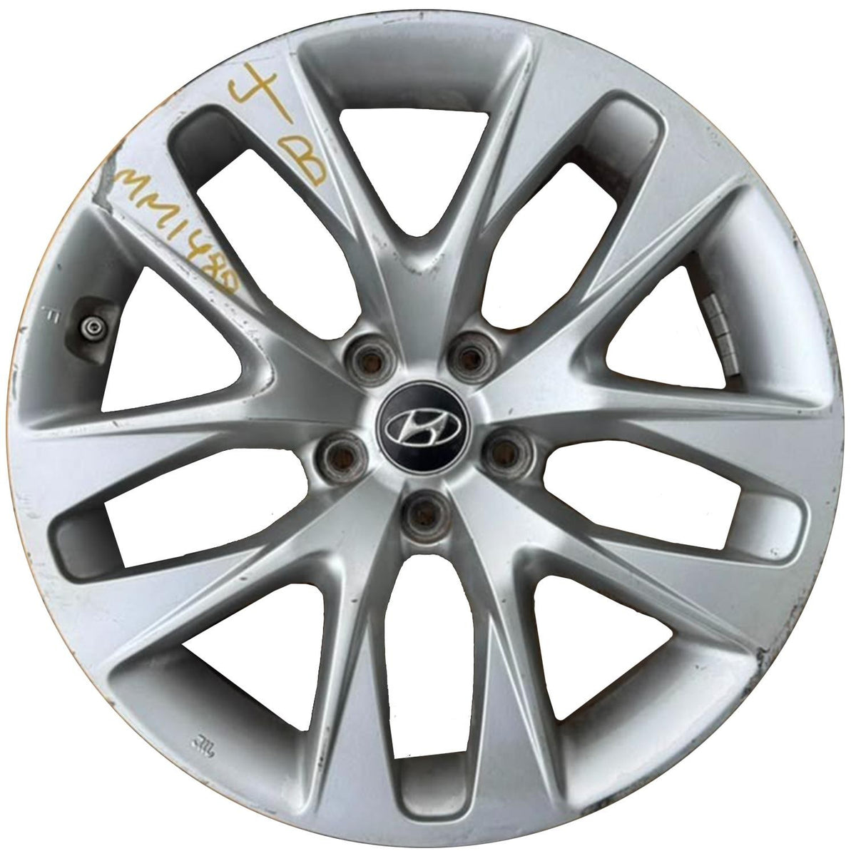 18x8 Wheel Rim w/ TPMS 10-Spoke Fits 2013-2016 Hyundai Genesis Coupe 3.8L