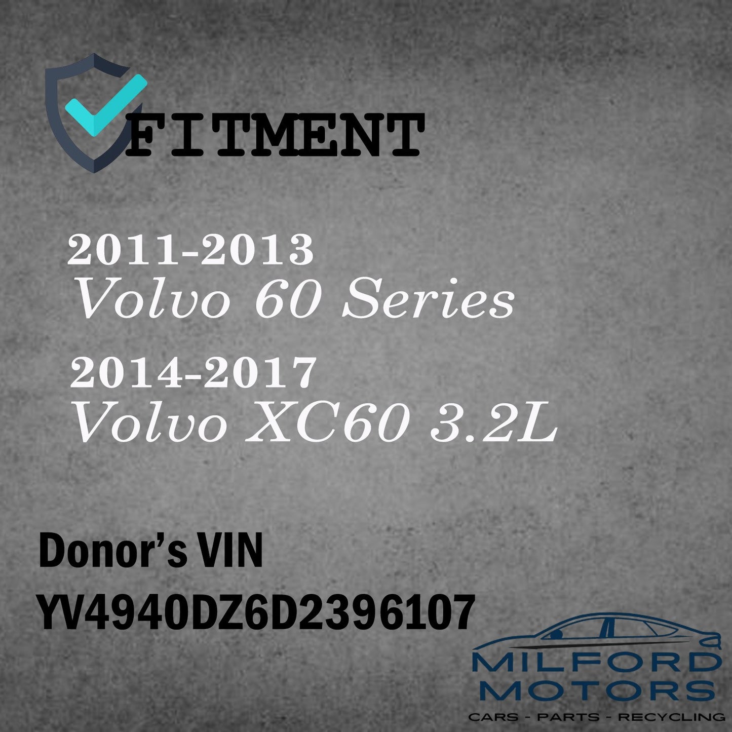 Theft-Locking Keyless Entry Control Module Fits 2011-2017 Volvo 60 Series XC60