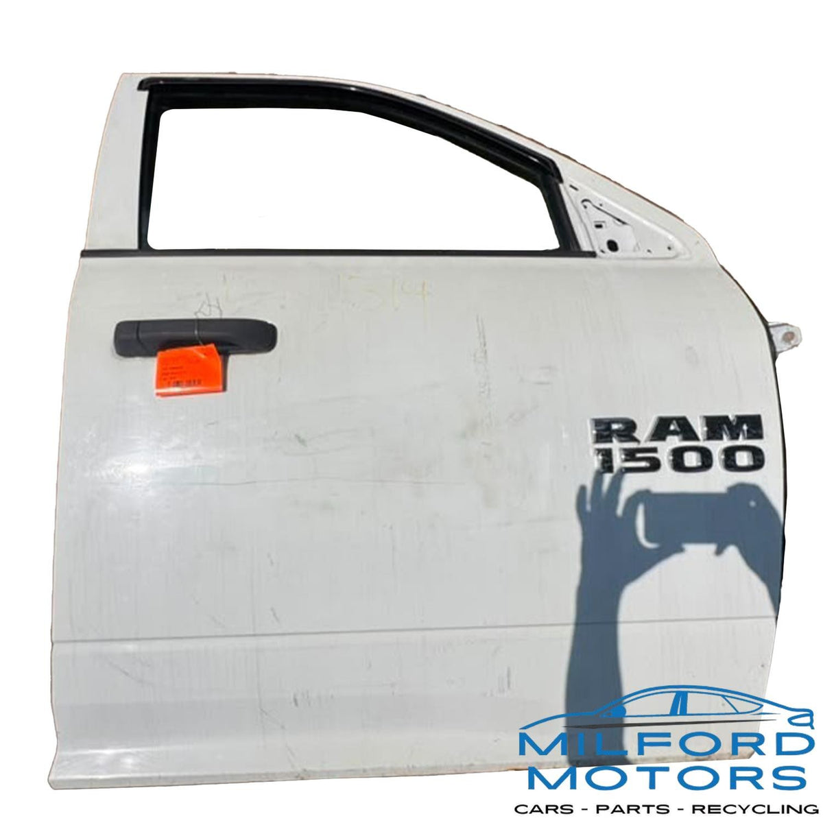 Right Front Electric Door Panel White PW7 Fits 2009-2023 Ram 1500 2500 3500 3.0L