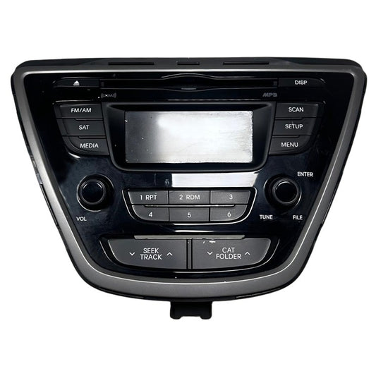 Used Audio Equipment Radio Receiver 2014-2015 Hyundai Elantra Limited / SE 1.8L