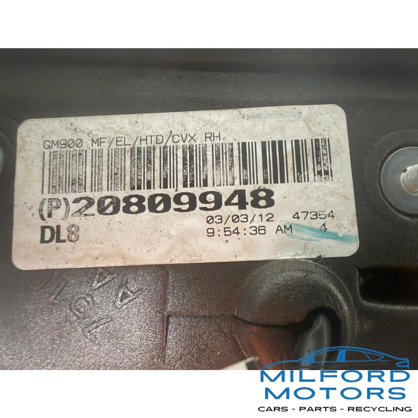 Passenger Side Door View Power Mirror Fits 2007-2014 Chevy Tahoe 5.3L P20809948