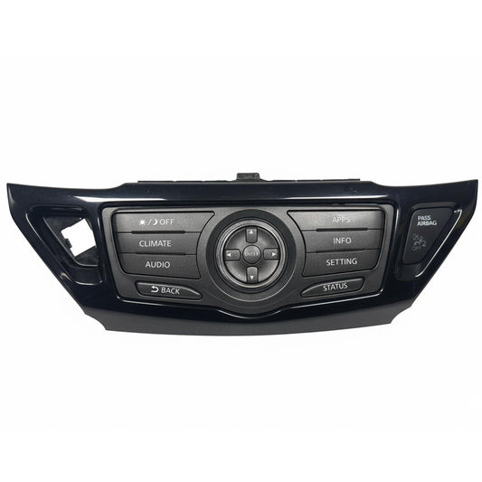 Audio Equipment Radio Control Panel Display Fits 2018 Nissan Pathfinder 3.5L