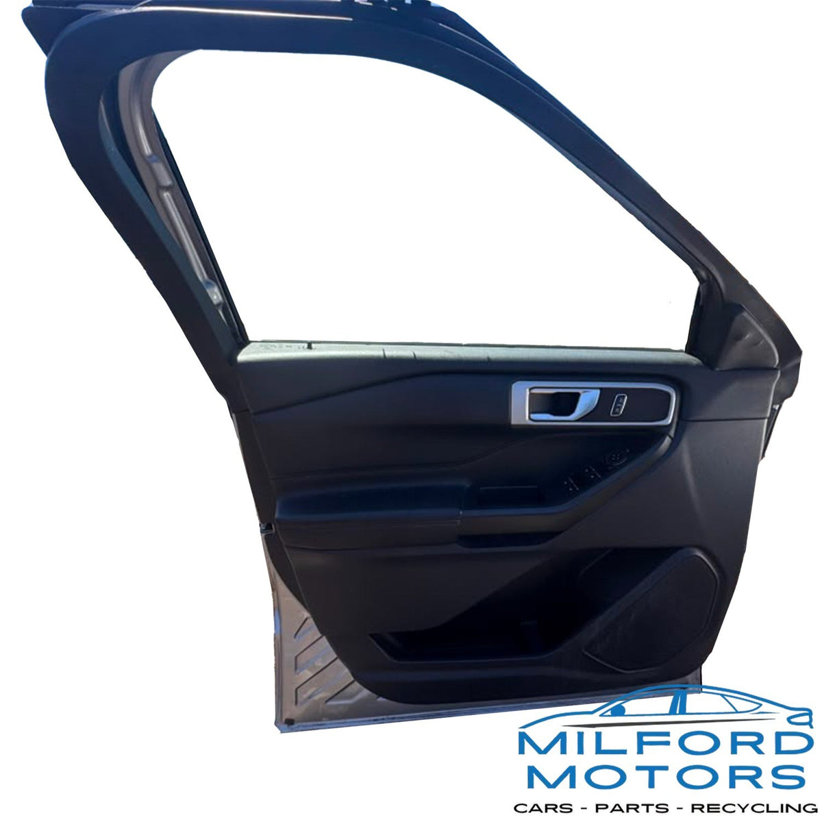 2020-2025 Ford Explorer Left Front Driver Door Complete Silver OEM No Mirror JS