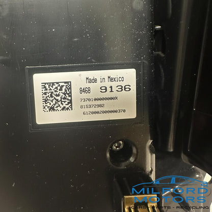 Black Temperature Switch Control Fits 2017-2023 GMC Acadia 3.6L ID: 84173748