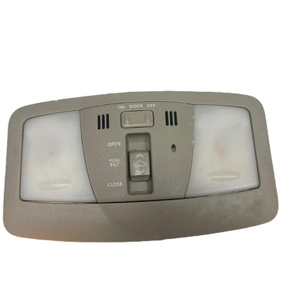 TAN Front Roof Console Reading Light Lamp Sunroof Switch - 2009 Nissan Maxima V6