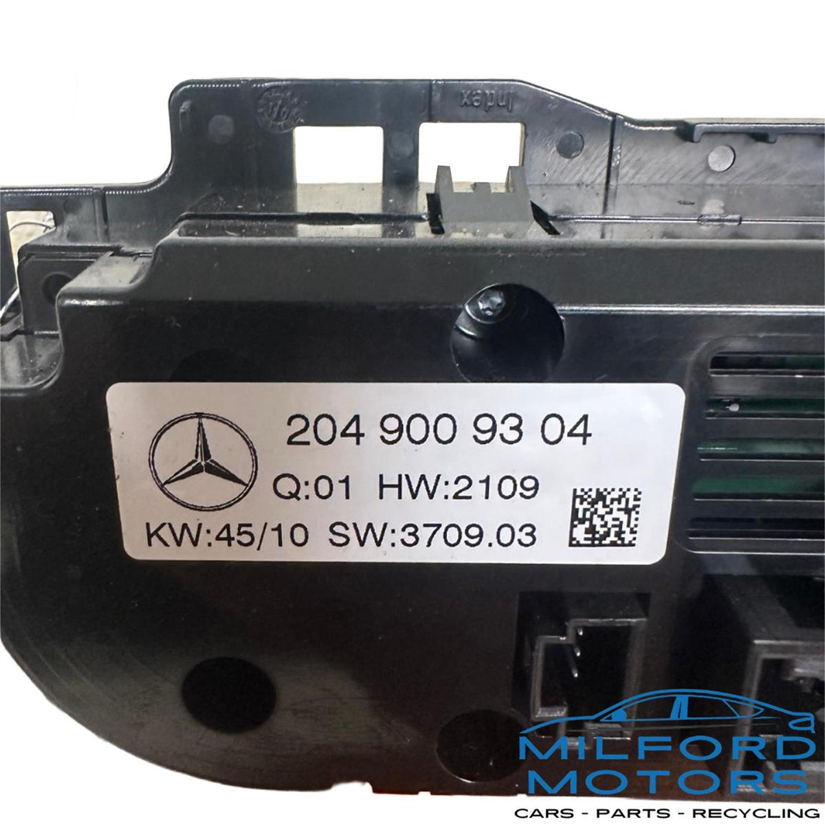 Automatic Temperature Switch Control - 2011 Mercedes-Benz C300 V6 A2049009304