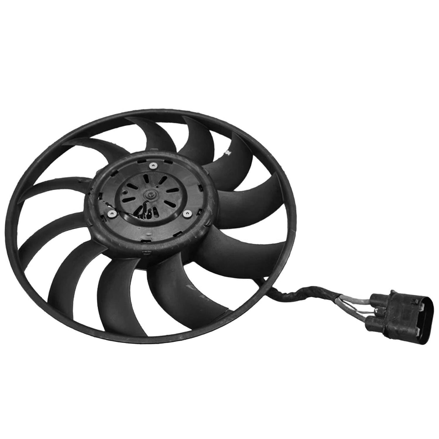 Engine Radiator Right Cooling Fan Assembly - 2015 Audi A8 4.0T Quattro Sedan V8