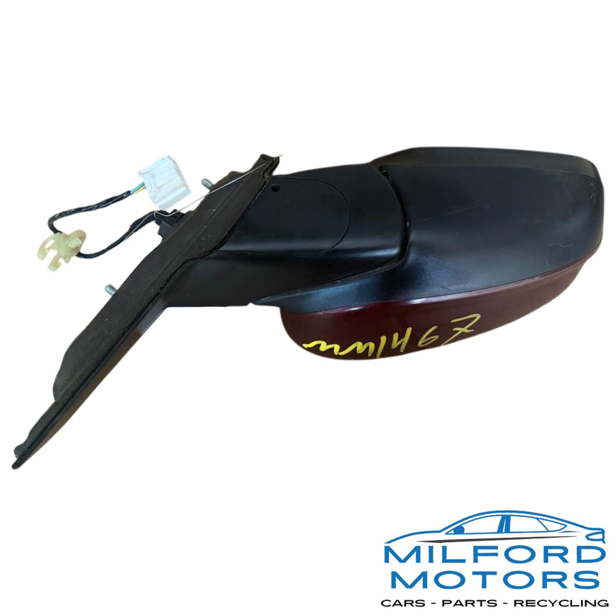 Passenger Side View Mirror (RED,R548P) Fits 2013-2017 Honda Accord Sedan 2.4L