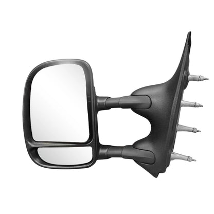 Driver Side Manual Dual Arm Mirror Fits 2018 Ford E-350 Super Duty 6.2L
