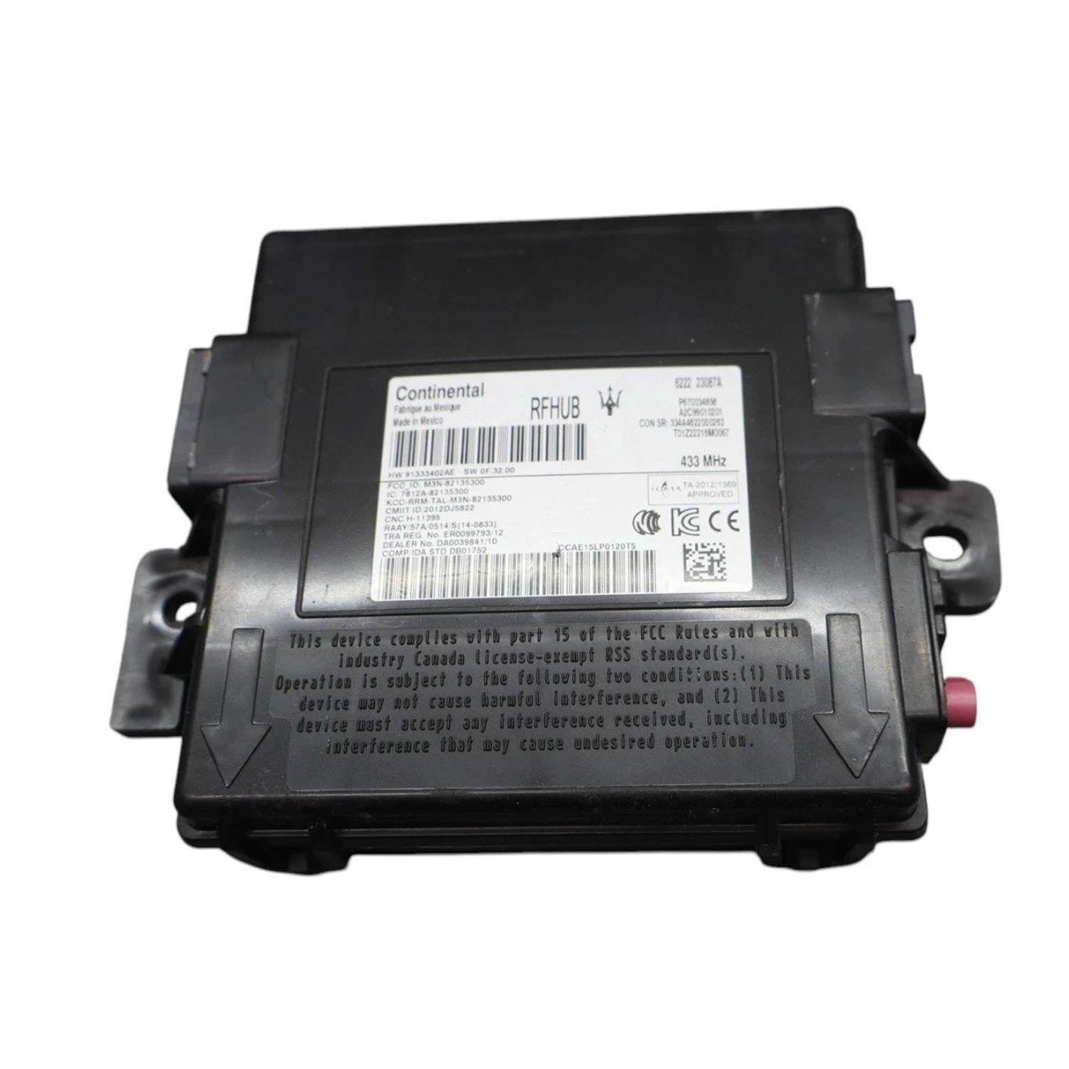 Keyless Entry Hub Control Module Fits 2016 Maserati Ghibli Sedan 3.0L