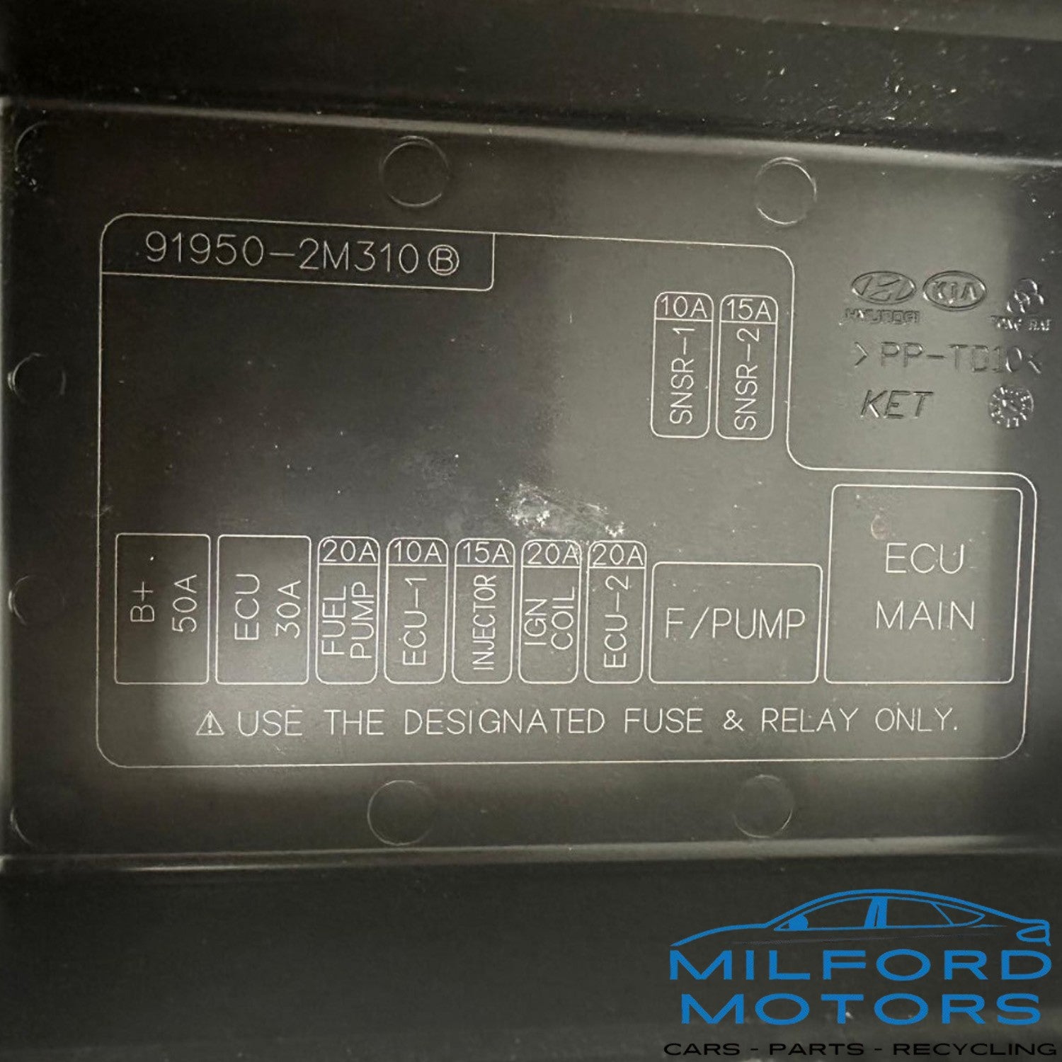 Fusebox Fuse Box Relay Fits 2009-2011 Hyundai Genesis Coupe 2.0L