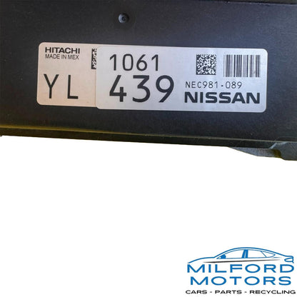 Electronic Control Module (ECM) Fits 2018-2019 Nissan Versa Micra 1.6L NEC981089