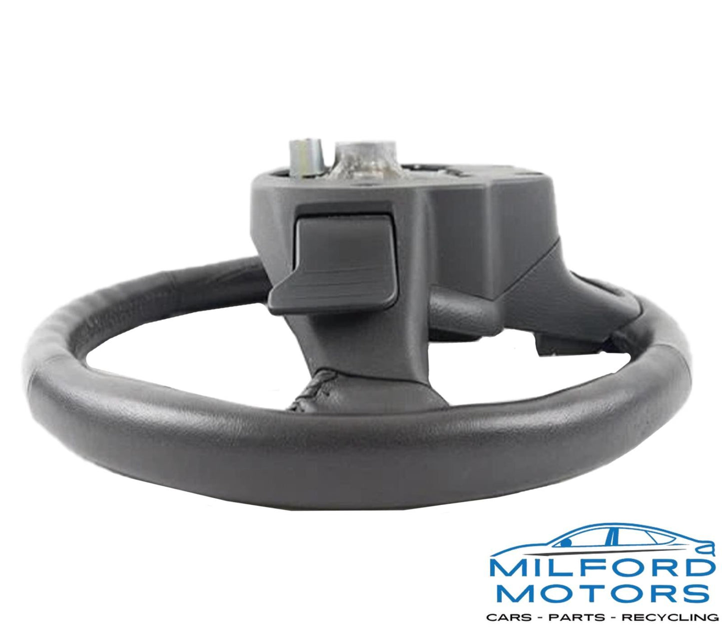 Steering Wheel Black Leather Non Heated Fits 2013 Ford Fusion Titanium Sedan L4