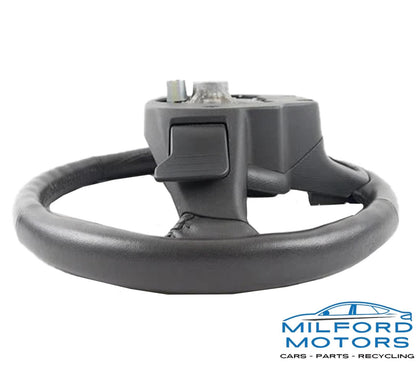 Steering Wheel Black Leather Non Heated Fits 2013 Ford Fusion Titanium Sedan L4