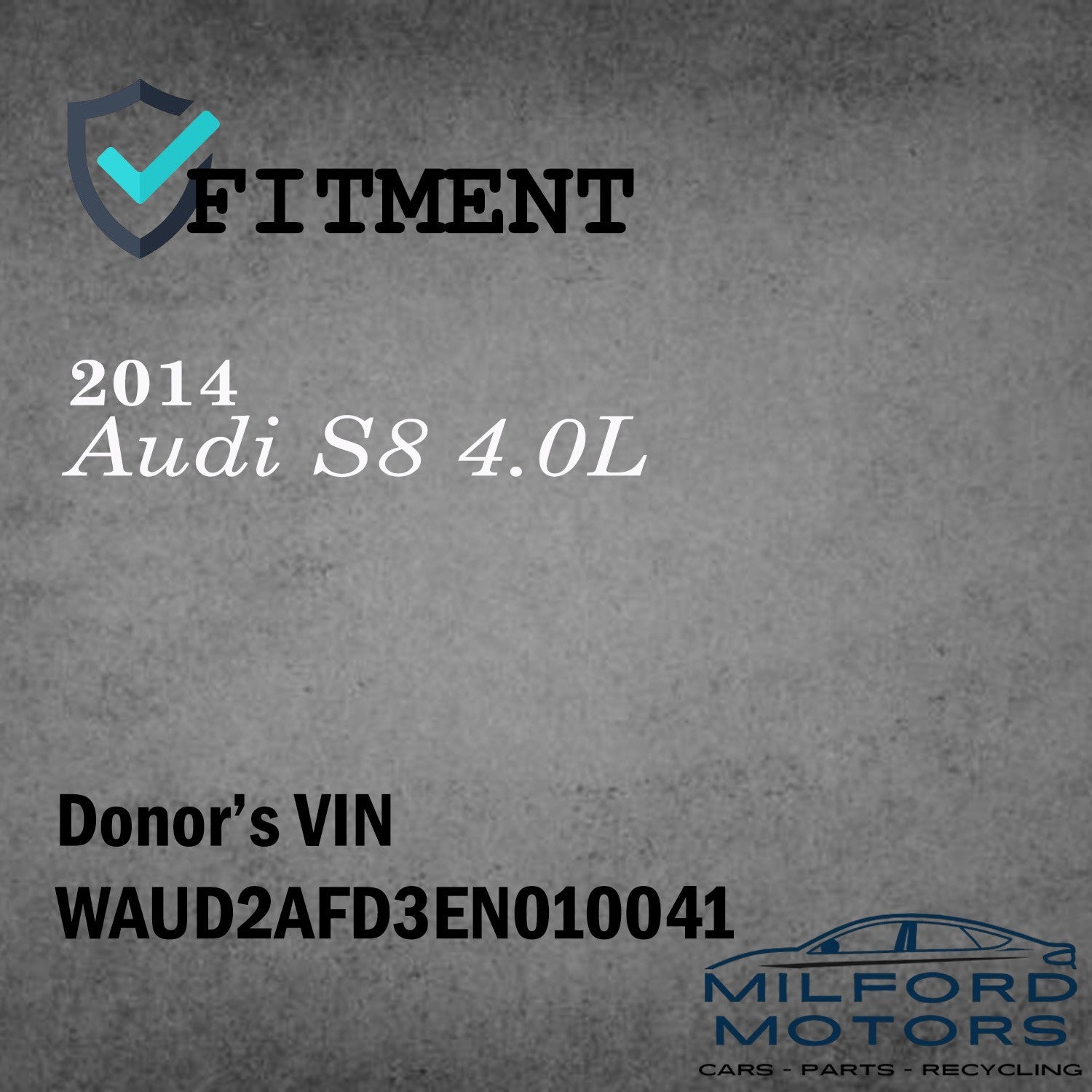Passenger Side Transmission Mount Fits 2014 Audi S8 4.0L 4H0399151
