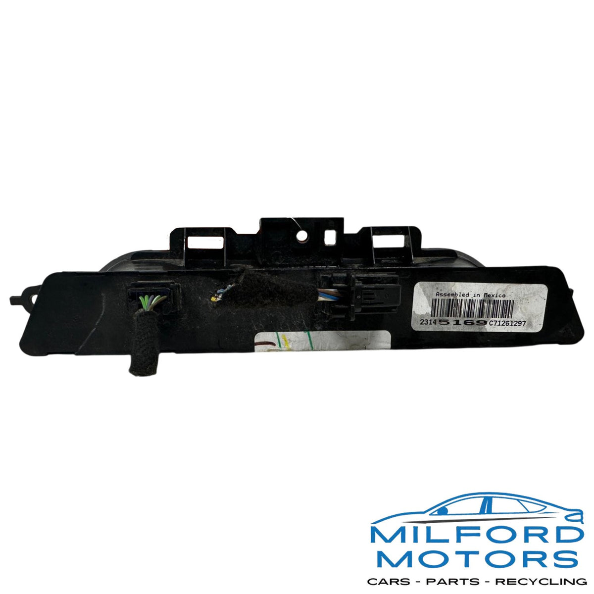 Dash/Interior/Seat Stability Switch Panel - 2017 Chevrolet Silverado 1500 5.3L