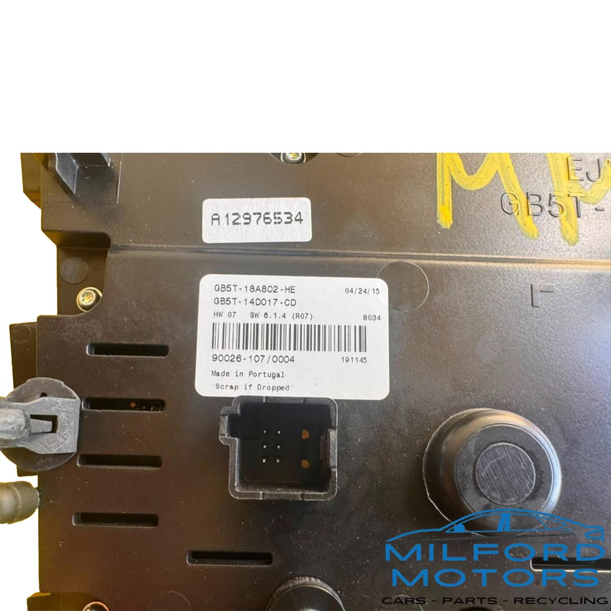 OEM Radio Audio Switch Control Panel Fits 2016 Ford Explorer 3.5L GB5T-18A802-HE