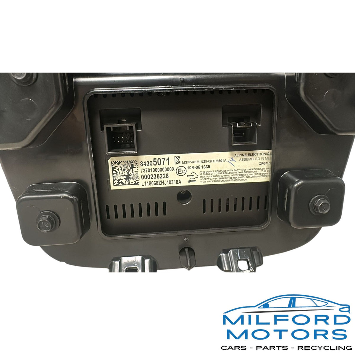 Audio Equipment Radio Opt Ioa ID 42645310 Fits 2018-2021 Malibu Cruze Traverse