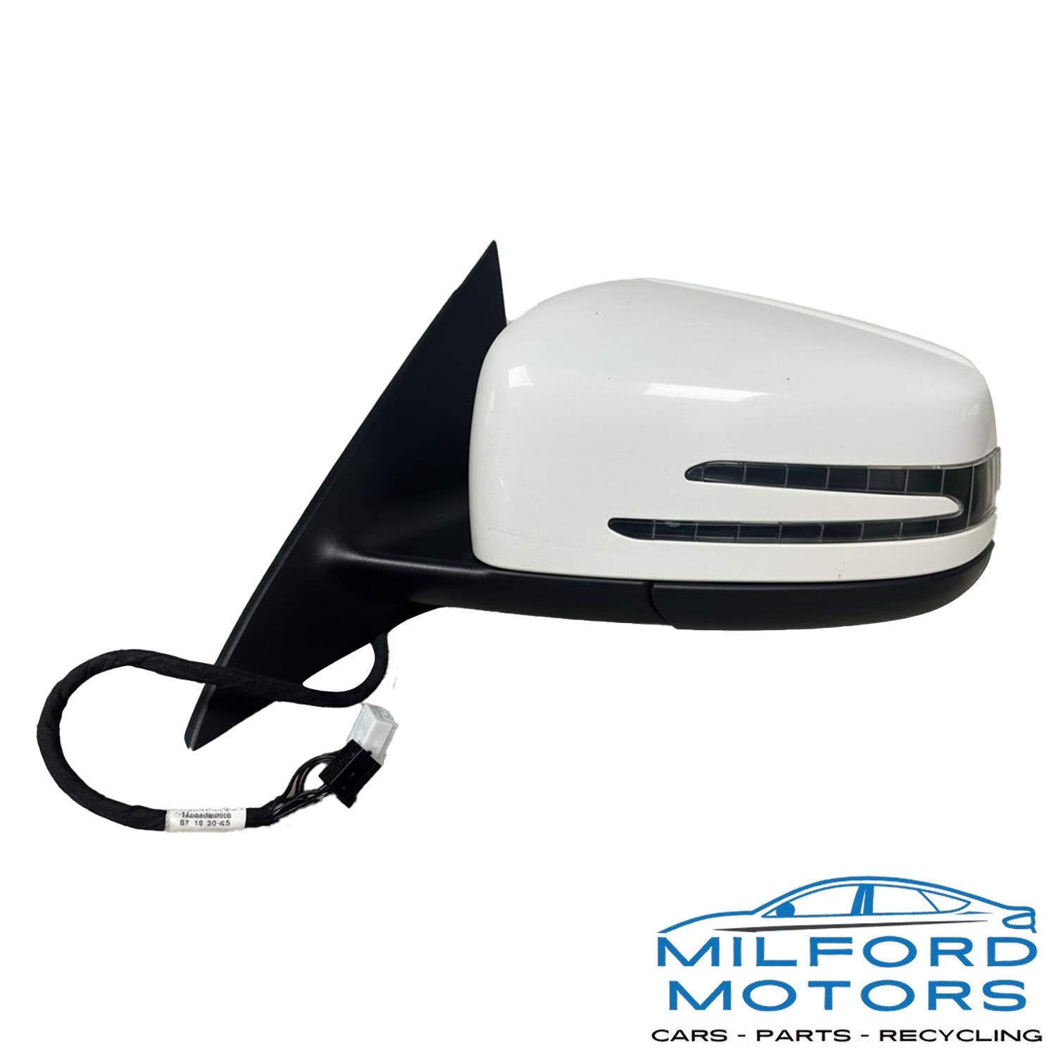 White Driver Side Mirror w/ Auto Dimming Fits 16-2019 Mercedes-Benz CLA250 CLA45